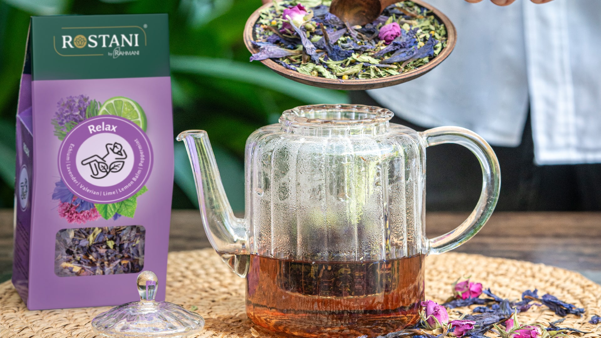 Rostani-herbaltea- privet lable