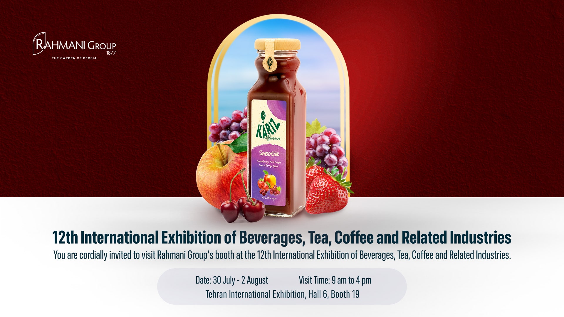 Rahmani Group at the 12th International Exhibition of Beverages, Tea, Coffee & Related Industries: