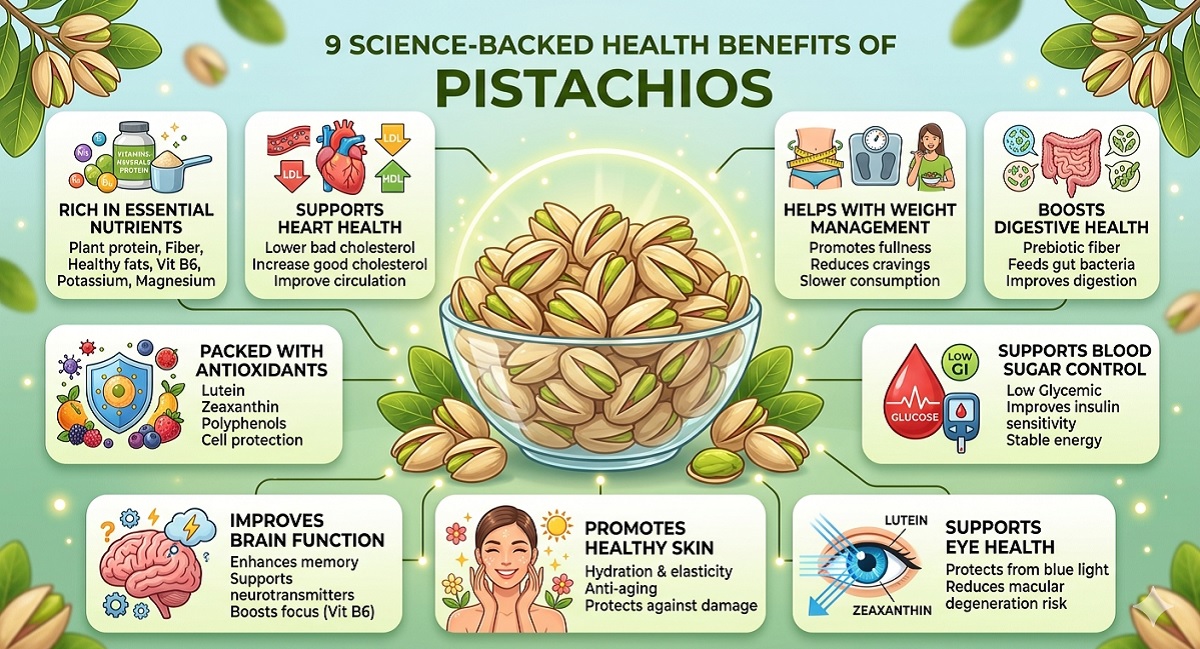 Health Benefits of Pistachios